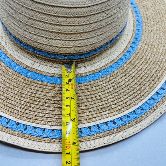 NWT QUAGGA Hat 4.5” brim, light blue and tan - Picture 8 of 15